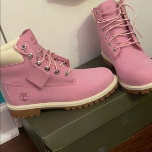 Pink timberlands